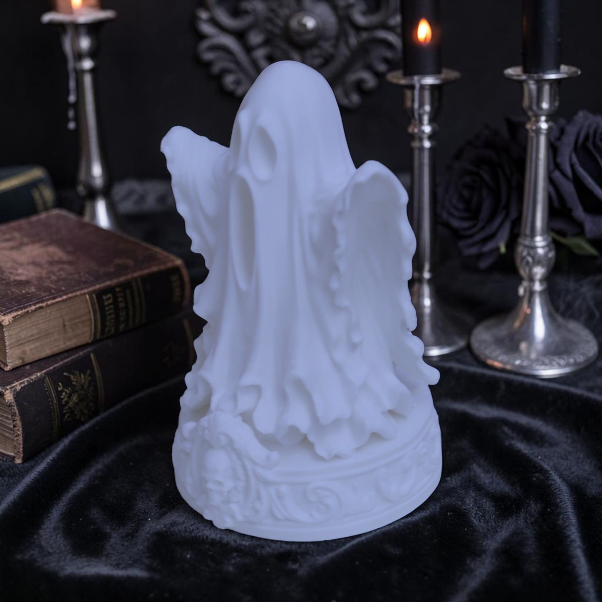 Gothic Ghost Statue STL 3d model
