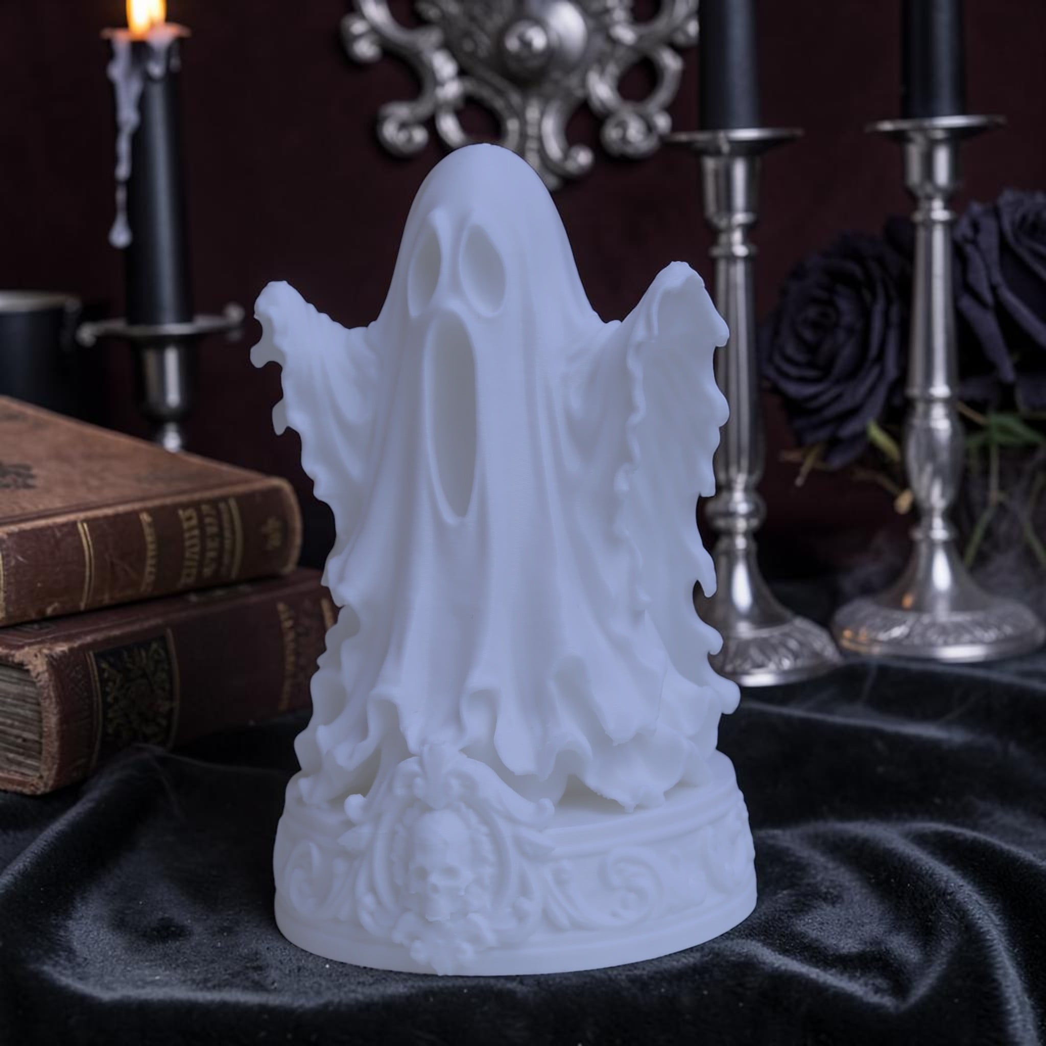 Gothic Ghost Statue STL 3d model