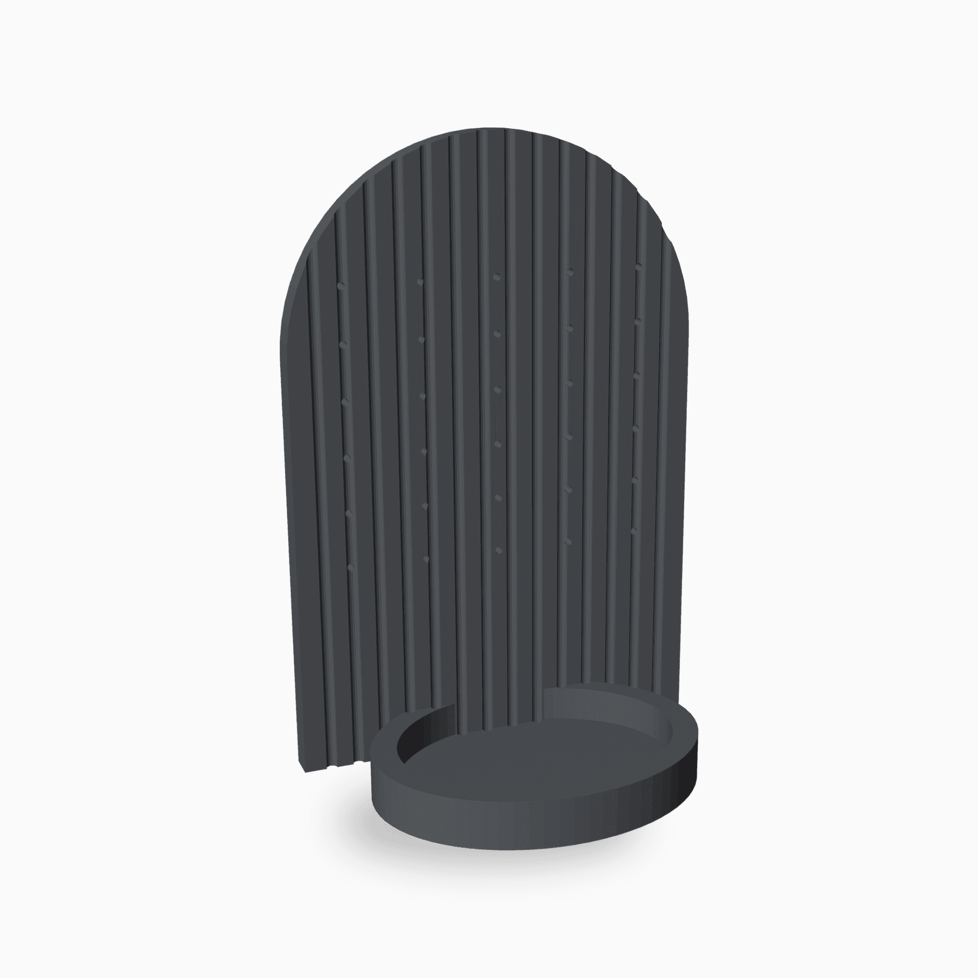 Earring & Jewellery Stand | Minimalist Japandi 3d model
