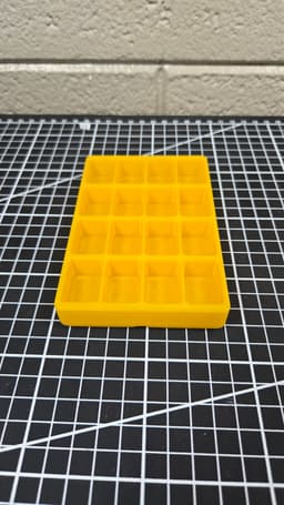 9V Battery Gridfinity Bin (3x2x3) 3d model