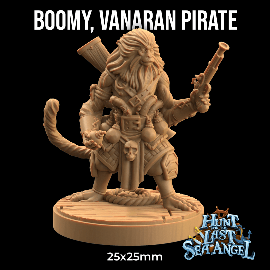 Boomy, Vanaran Pirate 3d model