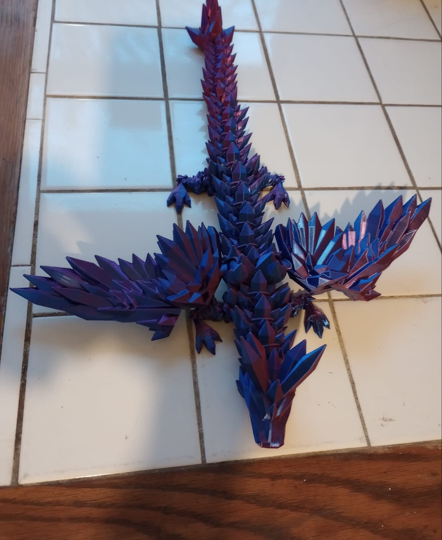 winged crystal dragon... really nice print