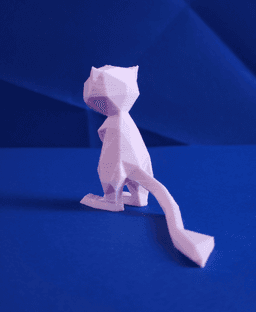 Mew Low Poly Pokemon 3d model