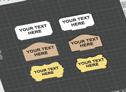 Ultimate Signs Maker - Custom 3D Printable Signs & Labels with Magnet & Clip System STL/3MF 3d model