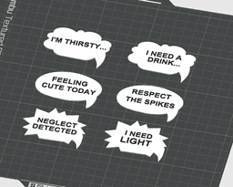 Ultimate Signs Maker - Custom 3D Printable Signs & Labels with Magnet & Clip System STL/3MF 3d model