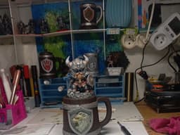 Chibi Dwarf Rpg Action Figure 75mm 3d model