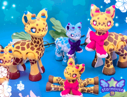Cutie Giraffe Flexi 3d model