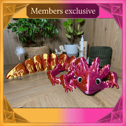 XXL Axolotl - Members Exclusive 3d model