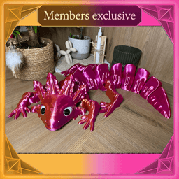 XXL Axolotl - Members Exclusive 3d model