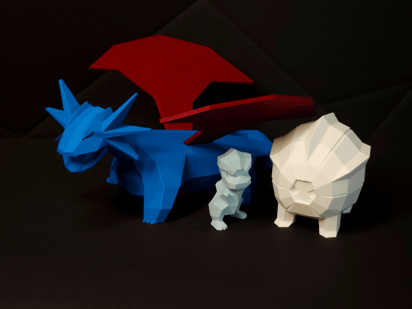 Salamence Low Poly Pokemon 3d model