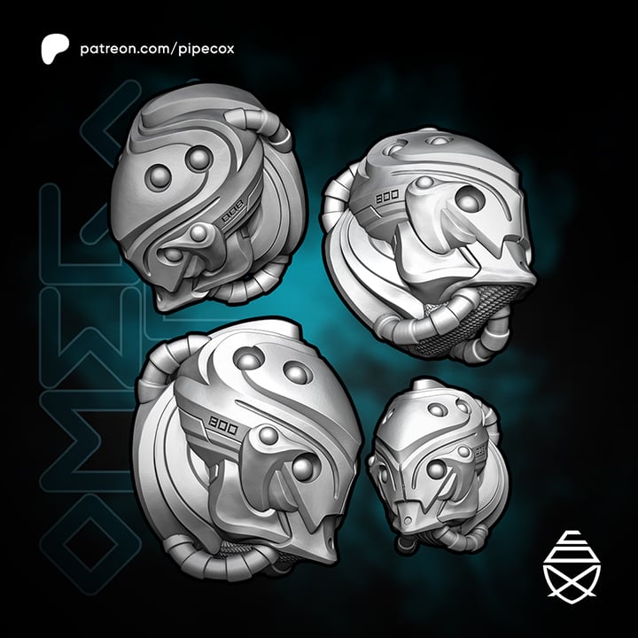 Omega Wall 3d model