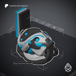 Omega Wall 3d model