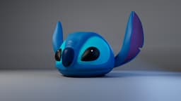 Stitch HALLOWEEN candy BUCKET 3d model