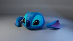 Stitch HALLOWEEN candy BUCKET 3d model