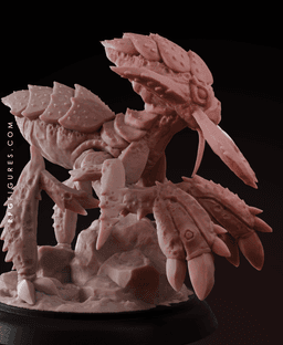 Ankheg Creepy D&D Creature - with Free Monsters Series Pdf - Epic Dark Fantasy Beast Horror 3d model