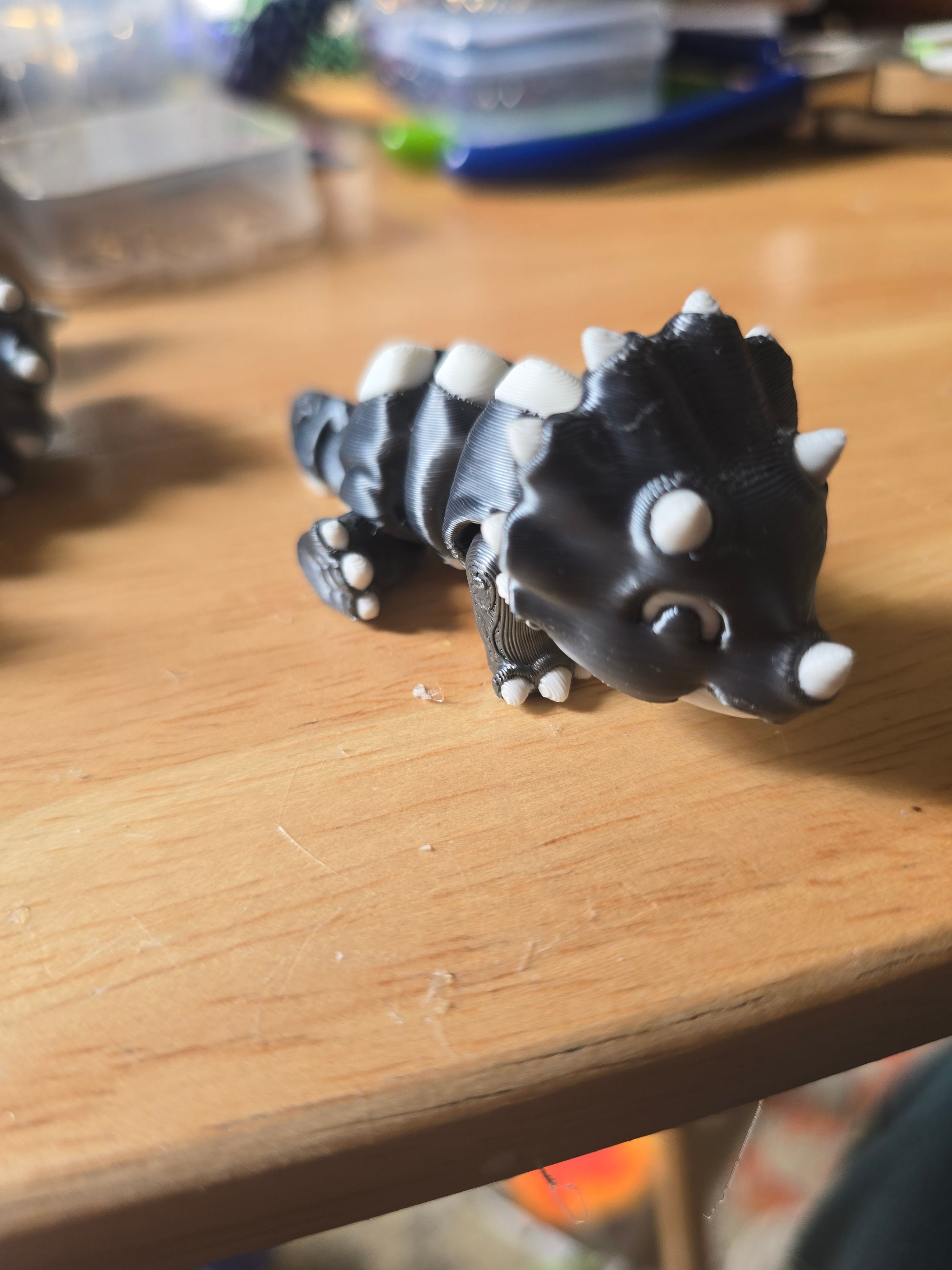 I love these little guys. We've printed them in 2 different single color prints and a two color.