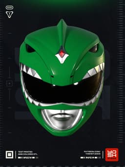 OG Green Helmet 3D Printer STL file 3d model