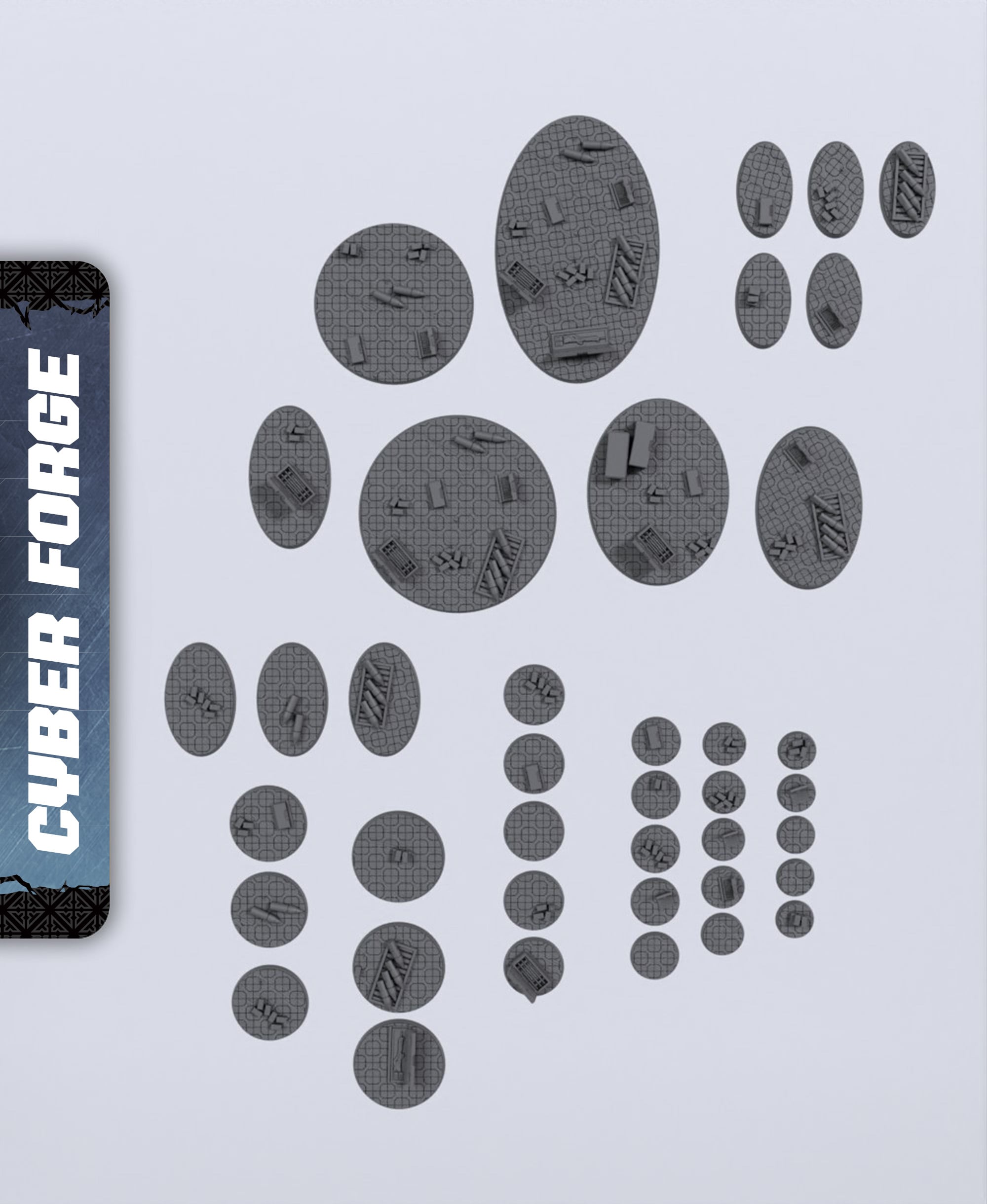 Black Market Bases - With Free Cyberpunk - Sci-Fi Gift Ideas for RPG and Wargamers 3d model