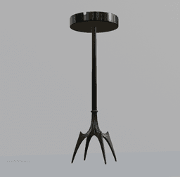 Pedestal Decorative Tray / Ashtray 3d model