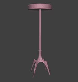 Pedestal Decorative Tray / Ashtray 3d model