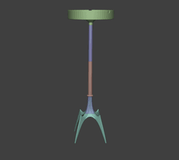 Pedestal Decorative Tray / Ashtray 3d model