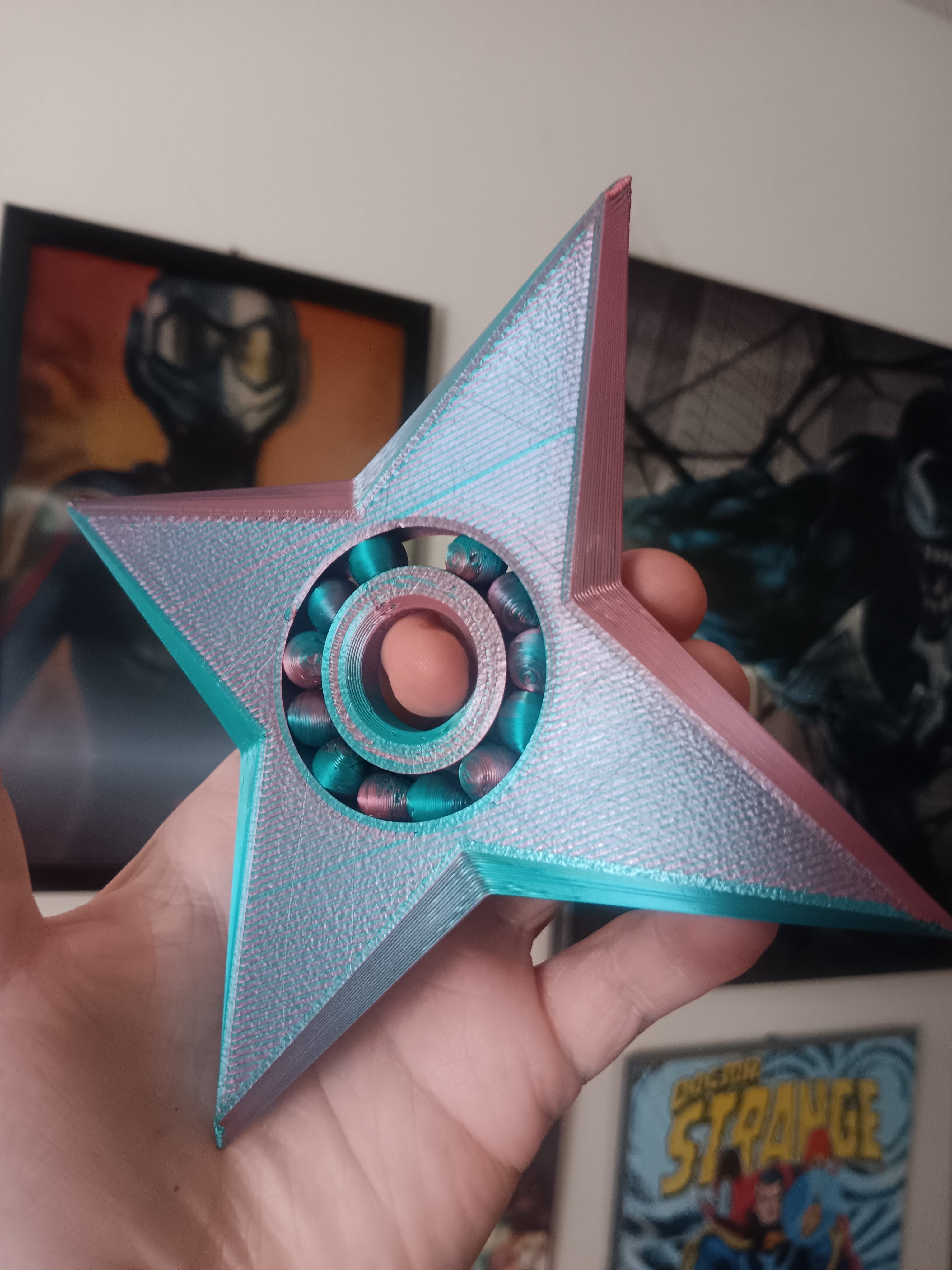 4 Point Shuriken Spinner Mini 3d model