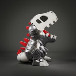 Mecha Zilla (Boney Beasts) 3D Printer STL File 3d model