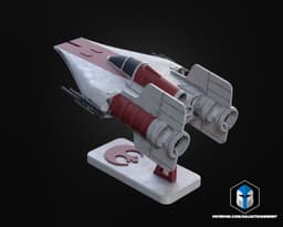 A-Wing Vehicle Kit Card - 3D Print Files 3d model