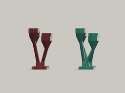 Advent Wreath for Tea Lights in 2 Variations and Sizes Christmas Decoration 3d model