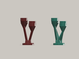 Advent Wreath for Tea Lights in 2 Variations and Sizes Christmas Decoration 3d model