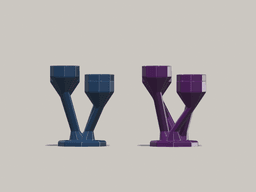 Advent Wreath for Tea Lights in 2 Variations and Sizes Christmas Decoration 3d model