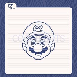 Mario PYO Set Stencil / Cortador (Cutter) 3d model