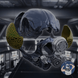 4LOM Wearable Helmet 3d model