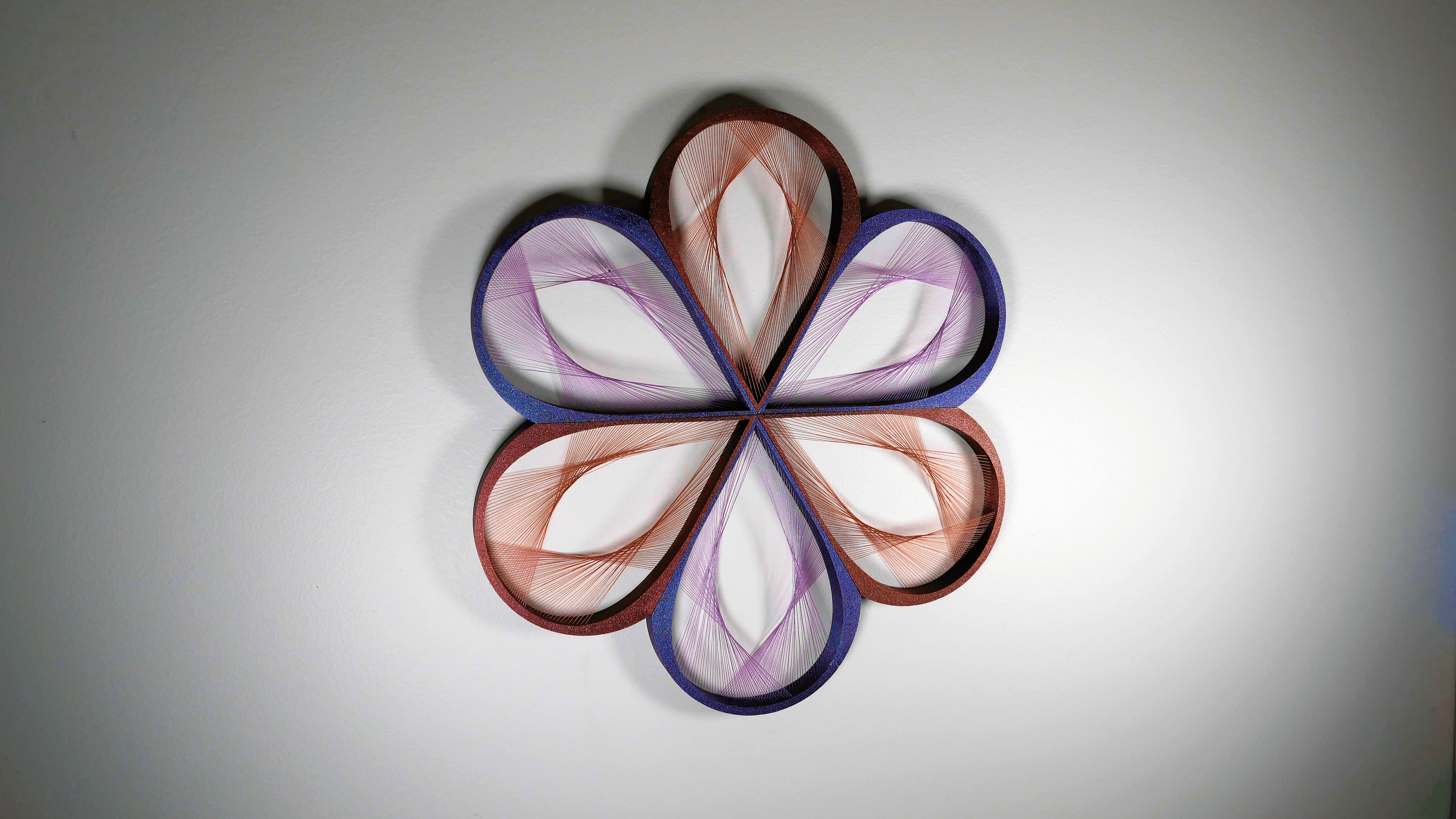 Large String Mandala Artwork 3d model