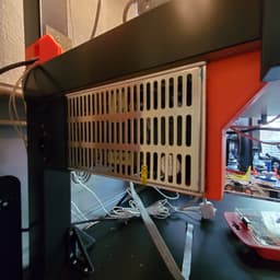 Horizontal PSU mount for Prusa i3 mk3/S LACK enclosure 3d model
