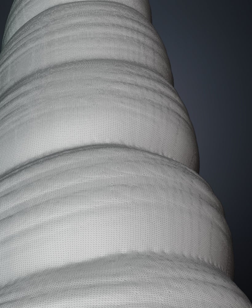 Textured Unicorn Horns 3d model