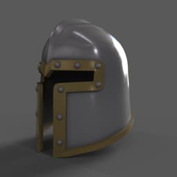 Medieval Soldier Helmet #2 Wearable STL and 3MF File 3d model