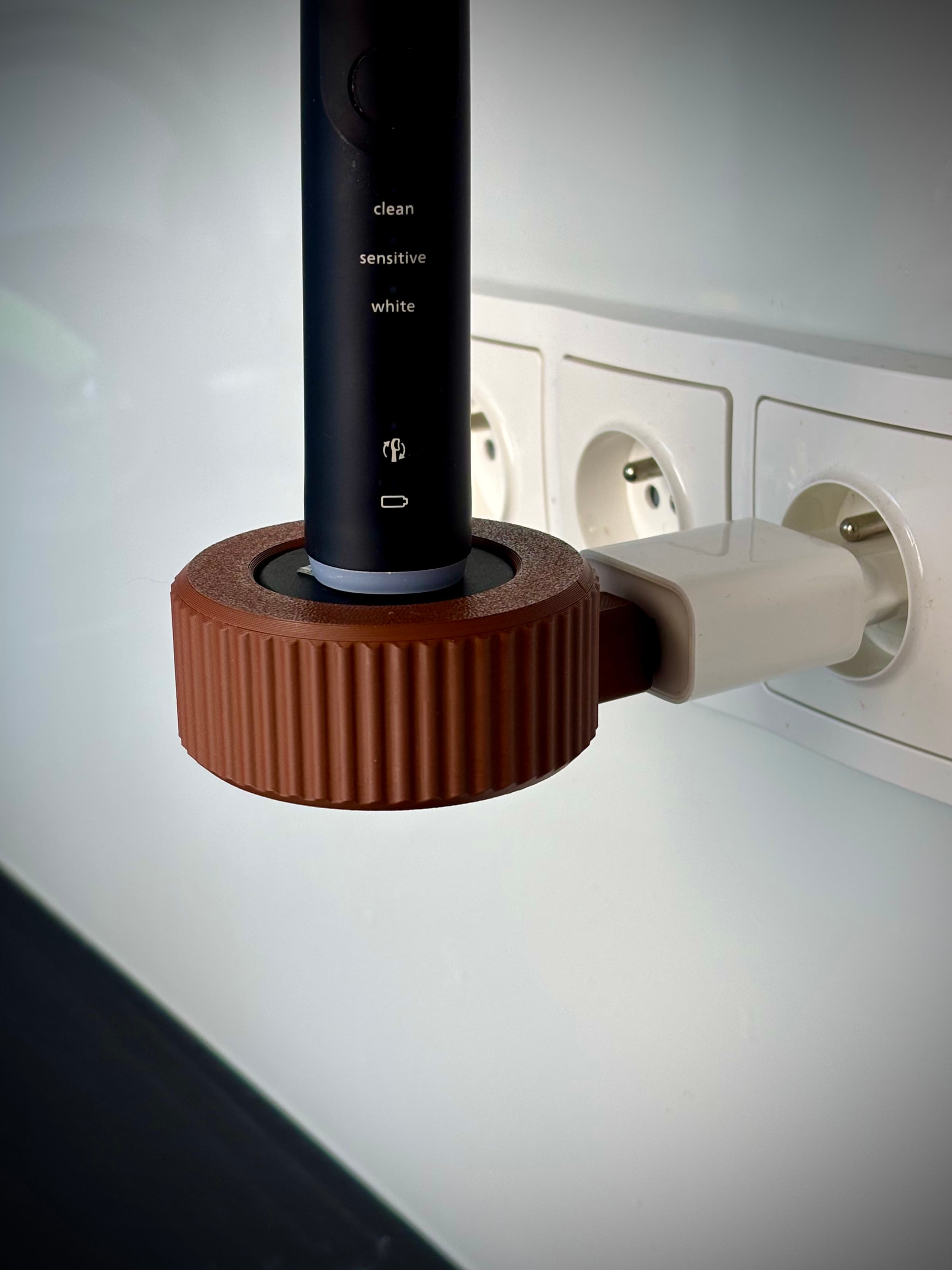 Philips Sonicare Charger Holder | Cable Winder | Bathroom Organizer 3d model