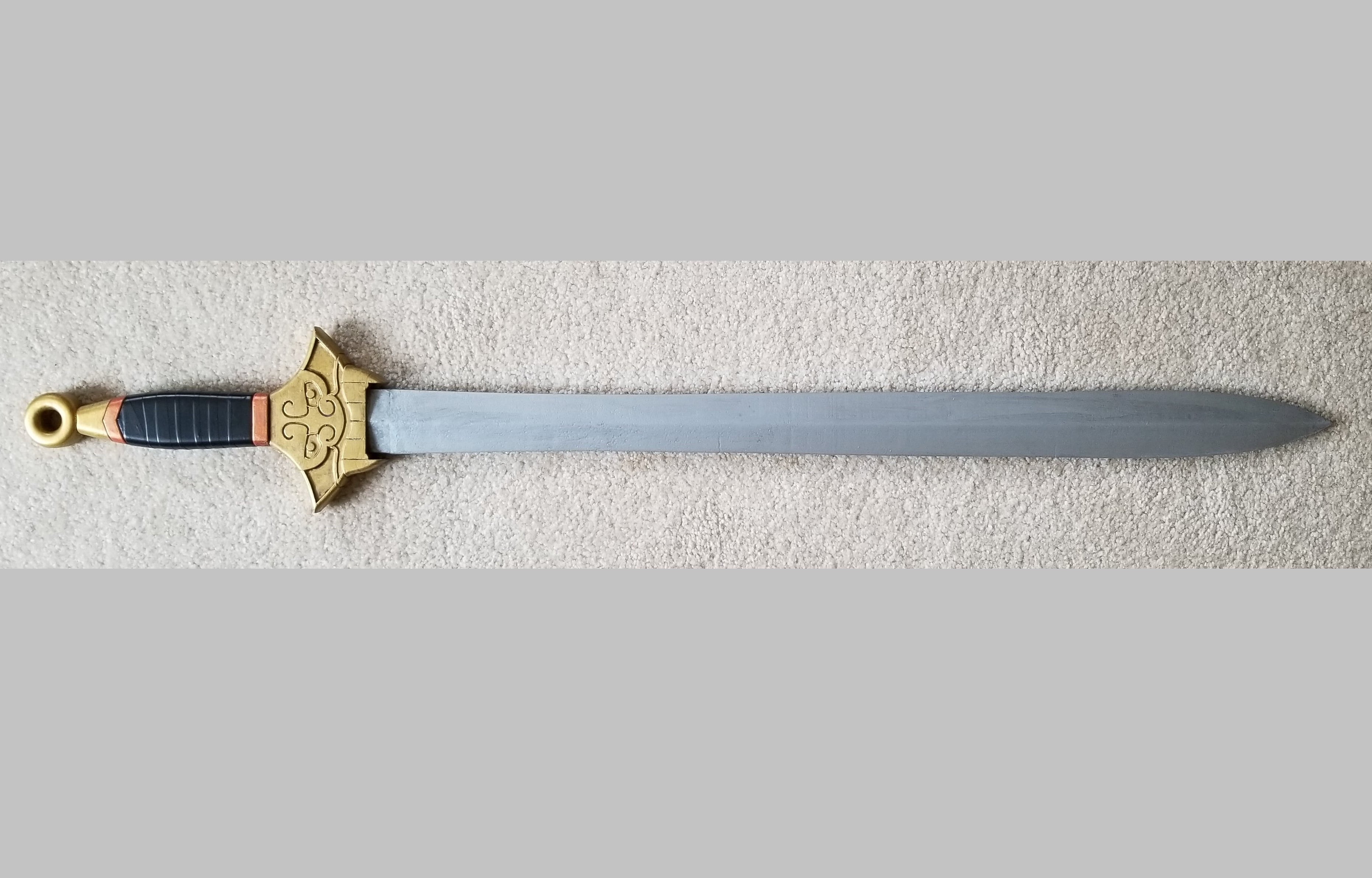 Mulan Inspired Replica Prop Sword for Cosplay 3d model