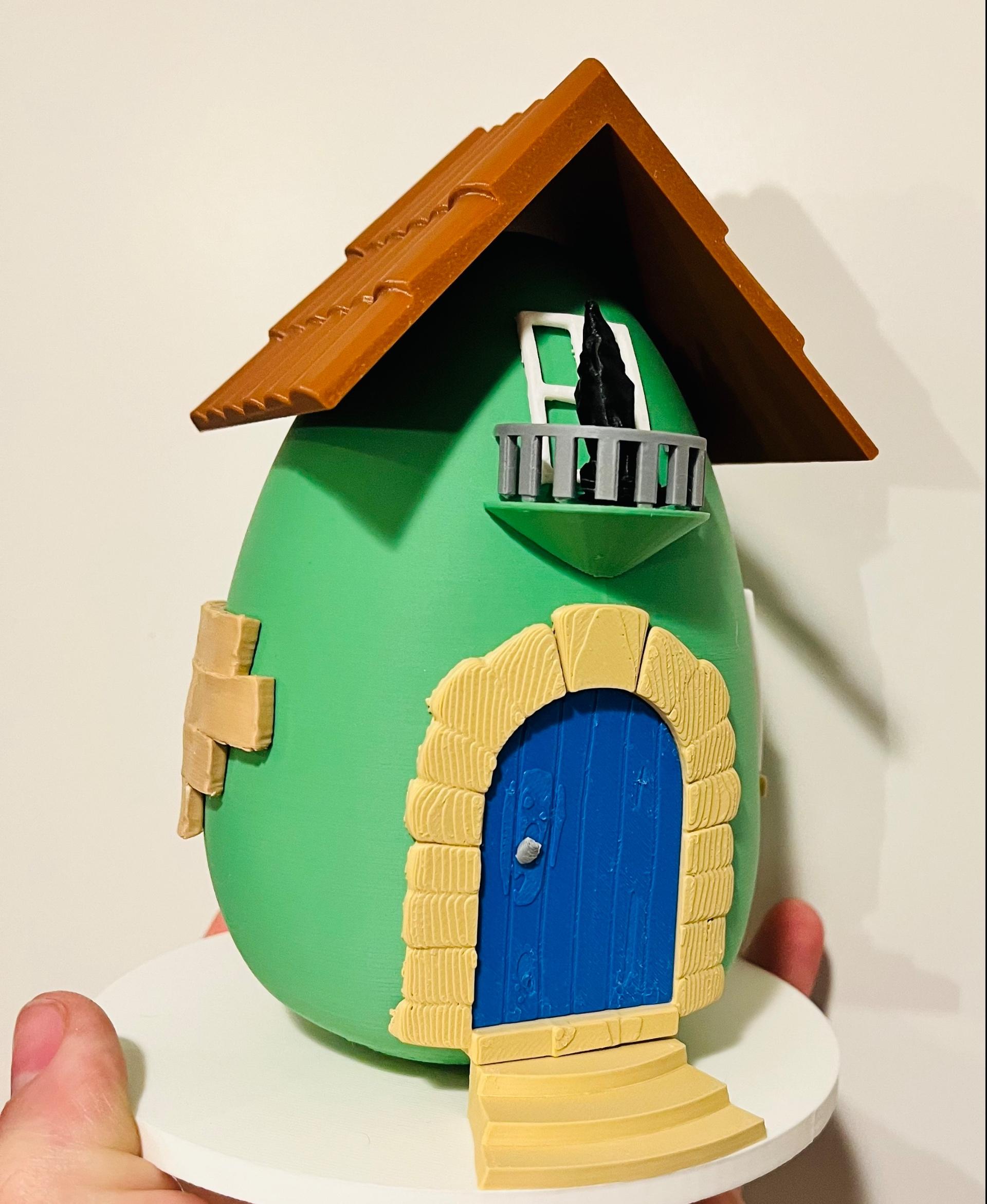 Easter egg house 3d model