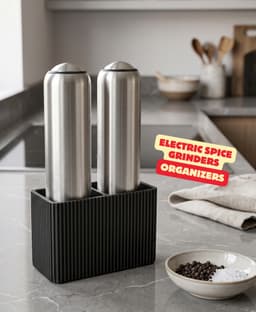 ELECTRIC SPICE GRINDER ORGANIZER / MODERN KITCHEN ORGANIZER / KITCHEN ESSENTIALS / MODERN HOMEDECOR 3d model