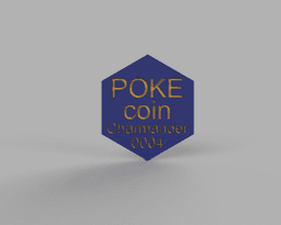 Charmander Pokemon PokeCoin 3mf 3d model