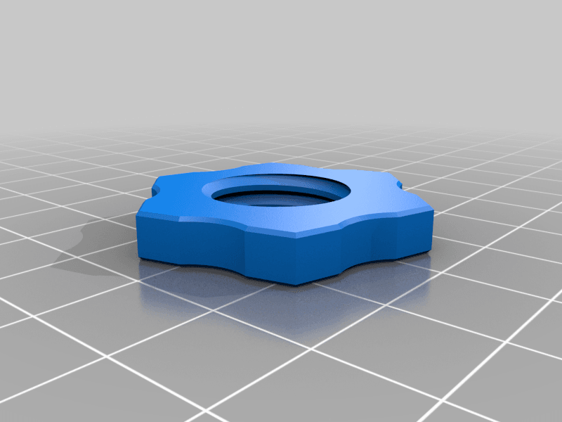 Half Height Nut 3d model