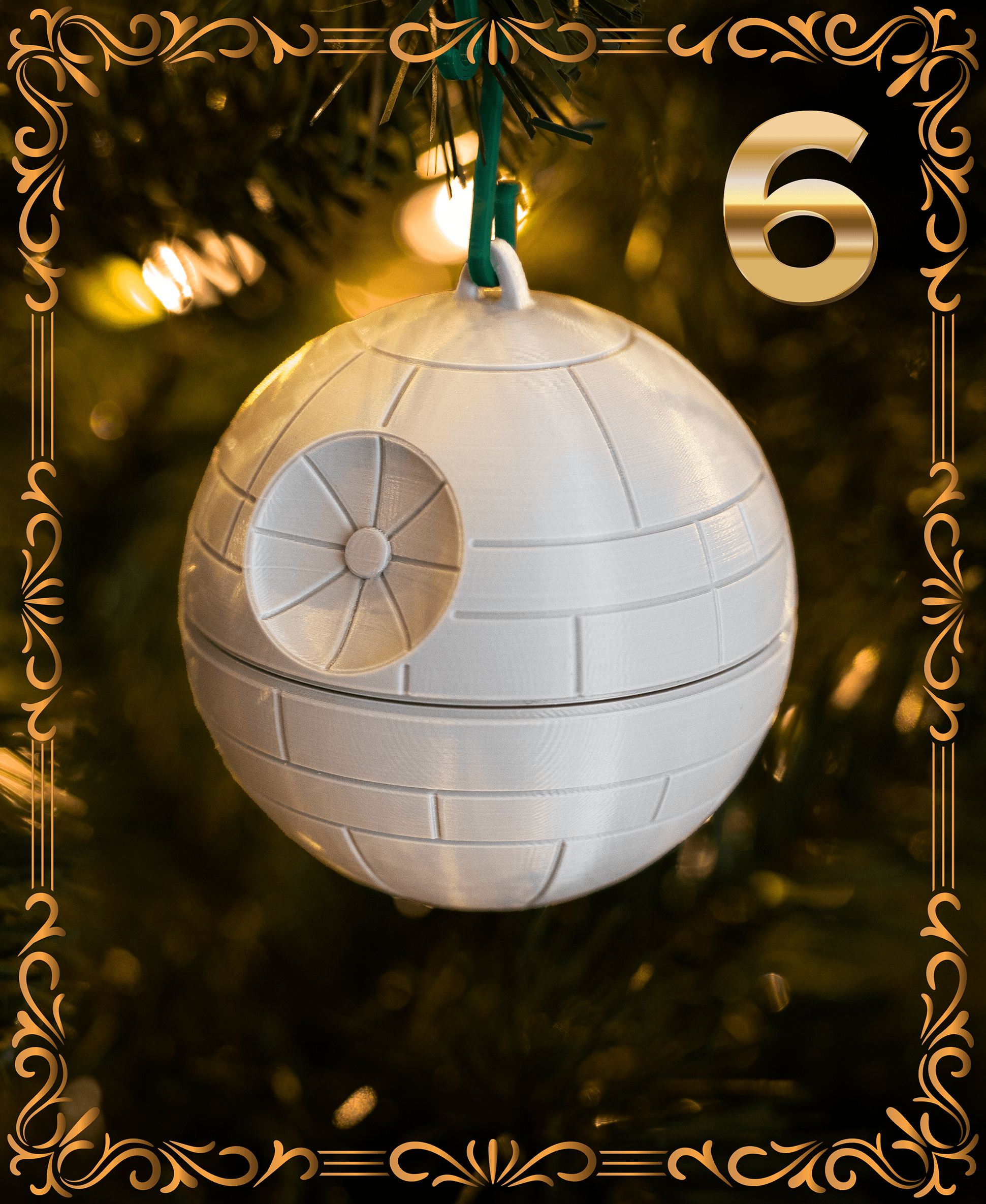 Death Star Ornament - Star Wars - Christmas Day 6 3d model