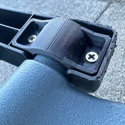 Lid Bracket - Brute Rubbermaid Garbage Bin 3d model