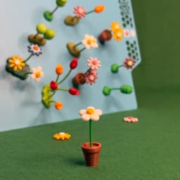 FLOWERY FRIDGE | MAGNETIC FLOWERS 3d model