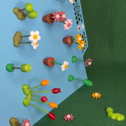 FLOWERY FRIDGE | MAGNETIC FLOWERS 3d model