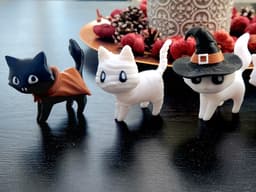 Cutie Kittys & Halloween Collection 3d model