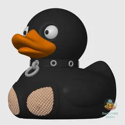 Mistress Nocturna - the Latex Enigma Duck 3d model