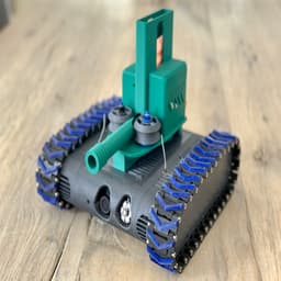 Nerf Dart Launcher for the FPV-Rover 3d model